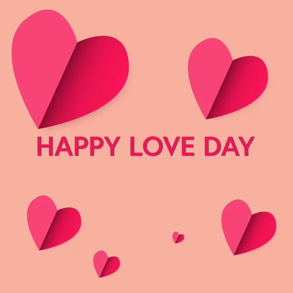 Happy Valentine Day Vector Background — стоковый вектор