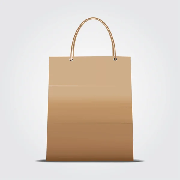 Kahverengi kağıt torba gıda paketi veya giysi.
