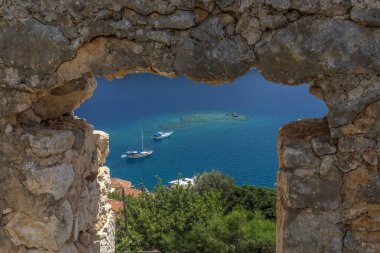 Kalekoy Kalesi 'nden vew, Antalya