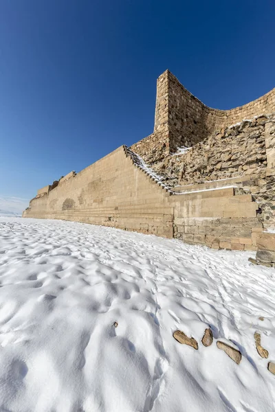 Stadtmauern der antiken Stadt ani, kars, Truthahn — Stockfoto