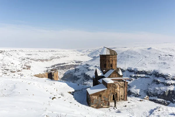 Tigran Honents kyrka i Ani antika staden, Kars, Turkiet — Stockfoto