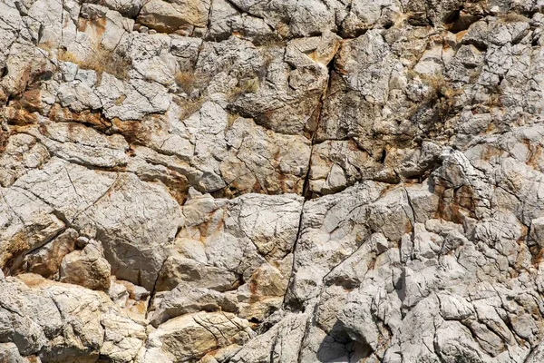 Vue rapprochée de la surface de pierre naturelle — Photo