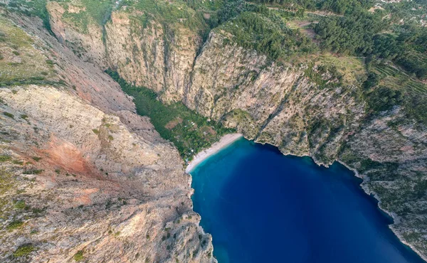 Άποψη Του Butterfly Valley Kelebekler Vadisi Drone — Φωτογραφία Αρχείου