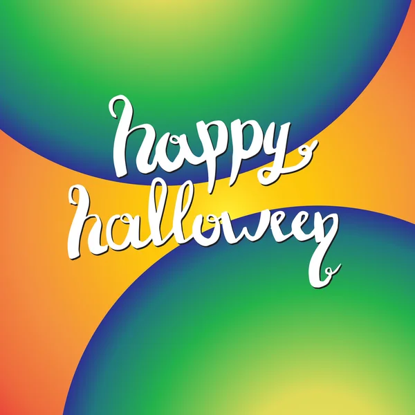 Happy Halloween napis życzeniami Eps 10 — Wektor stockowy