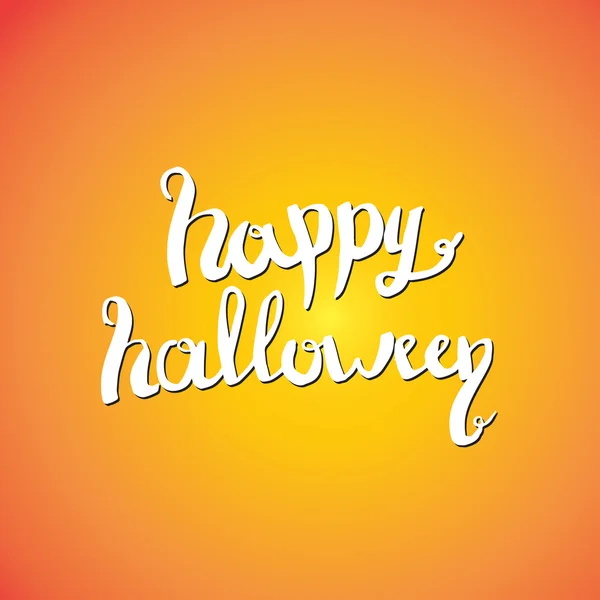 Happy Halloween belettering wenskaart EPS-10 — Stockvector