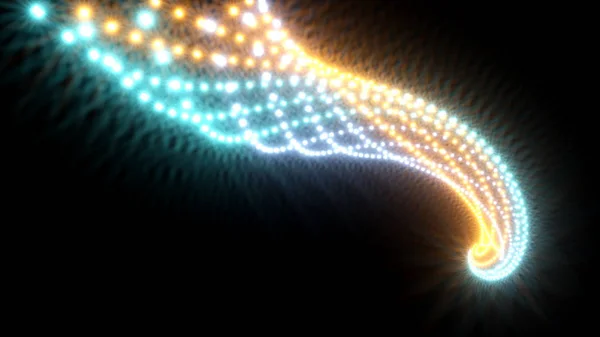 Guld och silver Glow ljuseffekt. Stjärnan sprack av gnistrar. Illustration överlägg isolerad på svart bakgrund för din design — Stockfoto