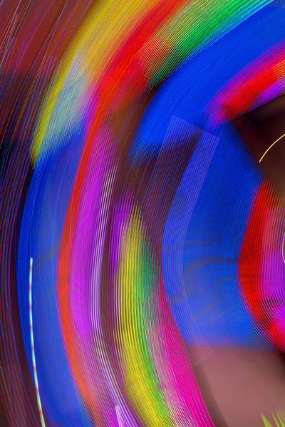 Abstract background created using a long exposure time and multicolored light sources — 스톡 사진
