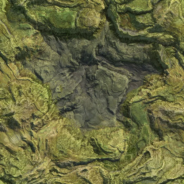 Montanhas textura sem costura Vista aérea do avião. 3d ilustração fundo — Fotografia de Stock