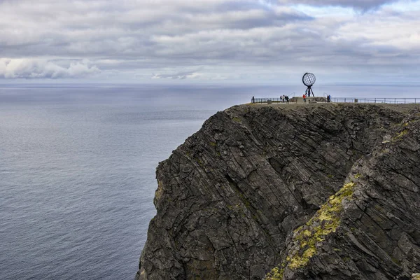 Vista do Cabo Norte na Noruega — Fotografia de Stock