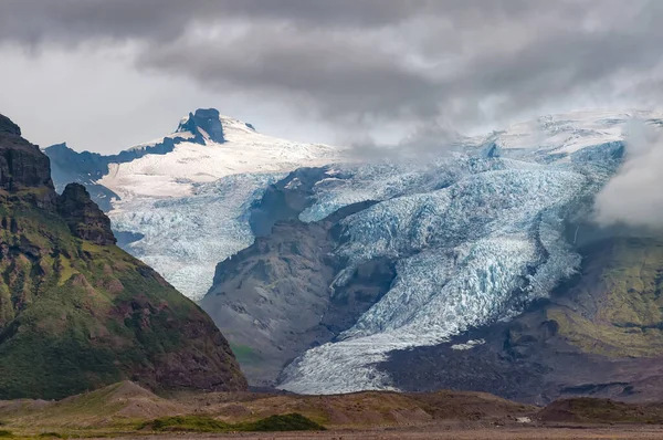 Veduta Dei Ghiacciai Virkisjokull Falljokull Come Vede Dalla Rotta Islanda — Foto Stock