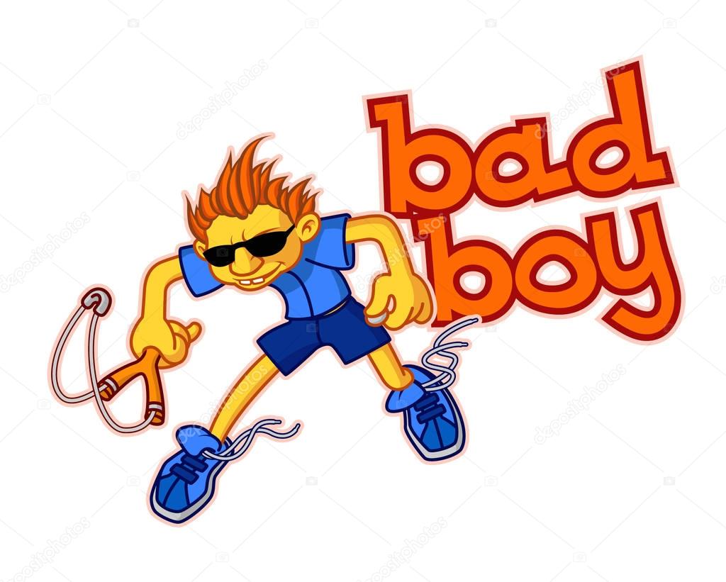 Photo bad boy cartoon image Funny cartoon bad boy. Company character
