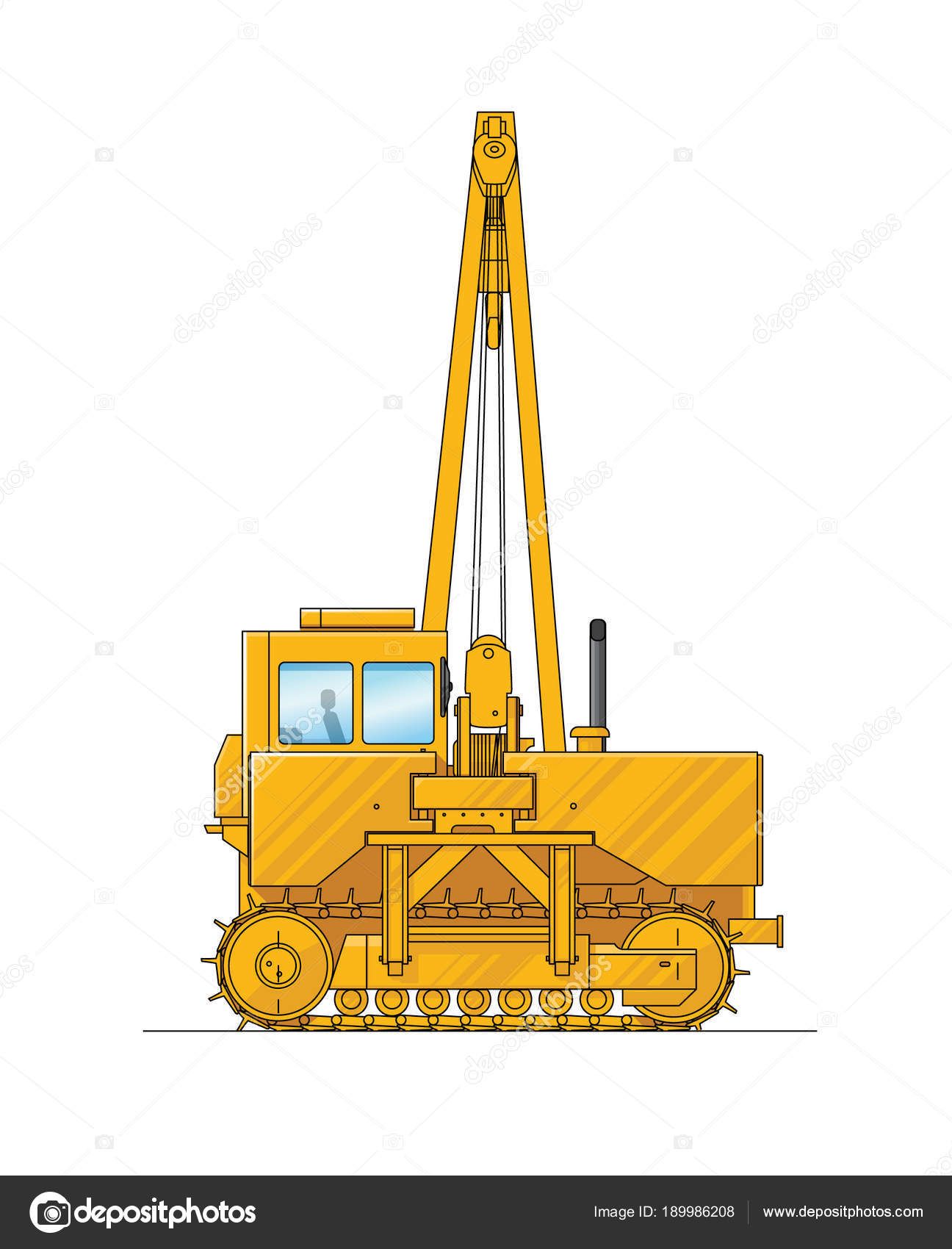 スタッカー クレーンストックベクター ロイヤリティフリースタッカー クレーンイラスト Depositphotos