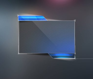 Modern tasarım unsuru. Gösterge paneli metin için. Pano kullanıcı arabirimi Web sitesi için banner. Pencere öğesi kozmik tarzı. Resimde arabirimi.