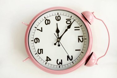 Beyaz arka plan üzerinde saat'islolated