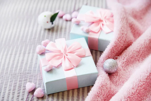 Christmas Gift Box Background — Stock Photo, Image