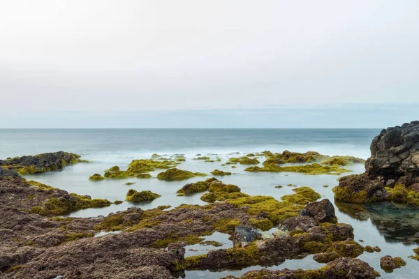 Larga exposición en la playa de Jover . — Foto de Stock