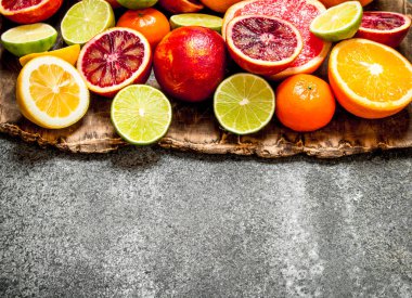 Narenciye arka plan. Taze narenciye meyve.