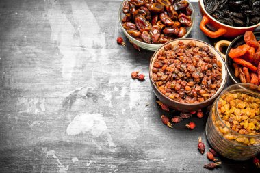 Kurutulmuş meyve kase.