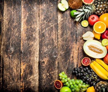 taze meyve çeşitli.