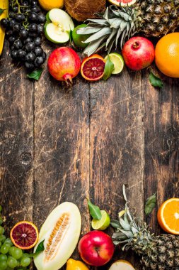 taze meyve çeşitli.