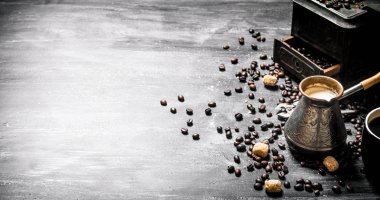 Taze demlendi kahve kabı 