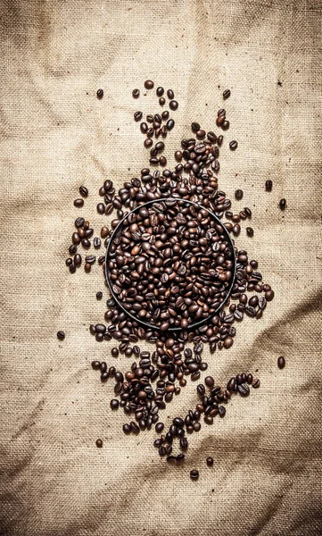 Roasted coffee beans. — Stock Photo, Image