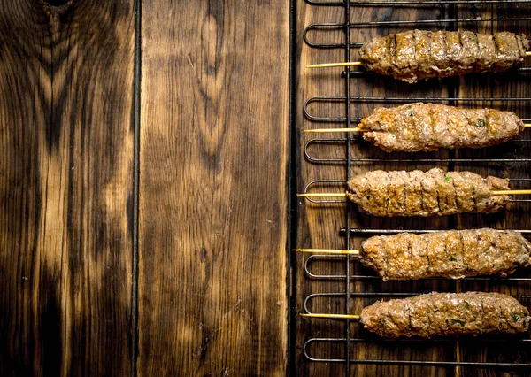Kebab on the grill. — Stock Photo, Image