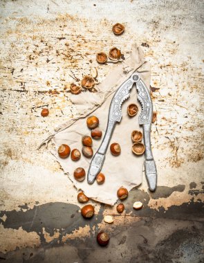 Fındık ceviz kıracağını ile .