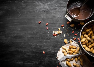 Taze çikolata tereyağı .