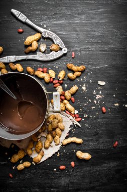 Taze çikolata tereyağı .