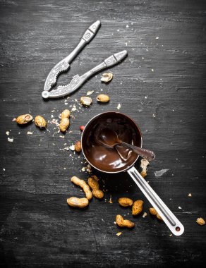 Taze çikolata tereyağı .