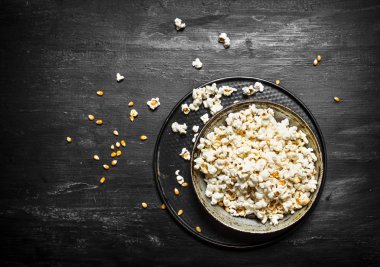 Patlamış mısır plaka.