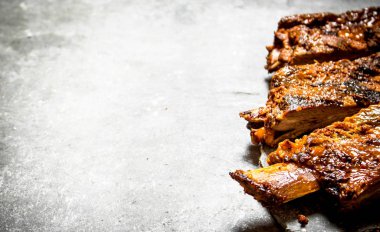 Domuz kaburga ızgara.