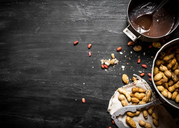 Taze çikolata tereyağı .