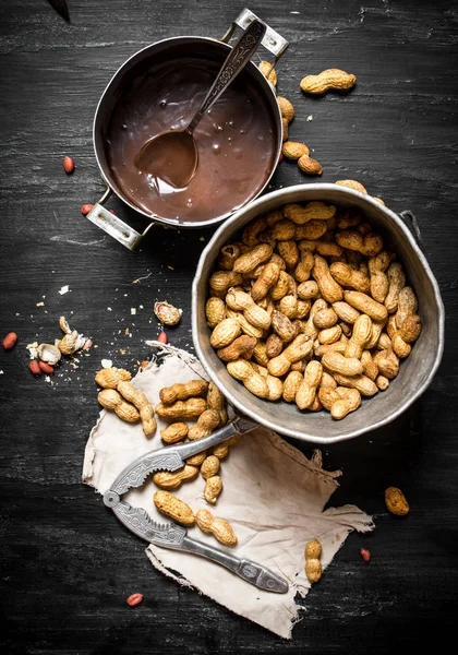 Taze çikolata tereyağı .