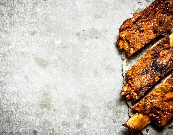 Domuz kaburga ızgara.