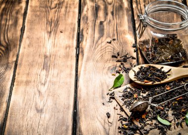 Çay kavanozu kurutulmuş