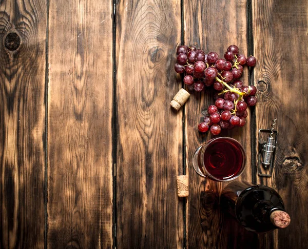 Vin rouge au raisin — Photo