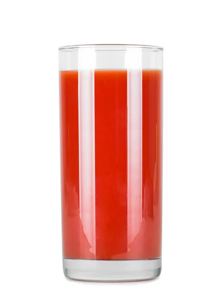 Glas Tomatensaft . — Stockfoto