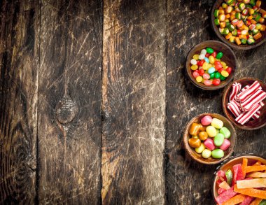 Kase farklı tatlı şeker.