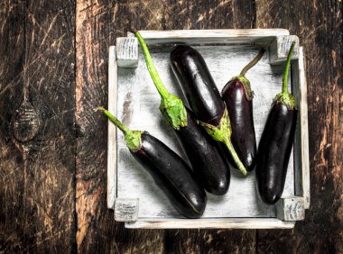 Eski bir ahşap tepsi Poğaca.