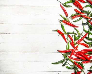 sıcak kırmızı biber.