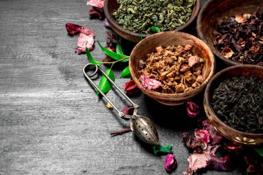 Kuru çay çeşitleri.