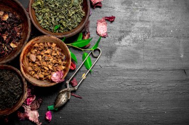 Kuru çay çeşitleri.