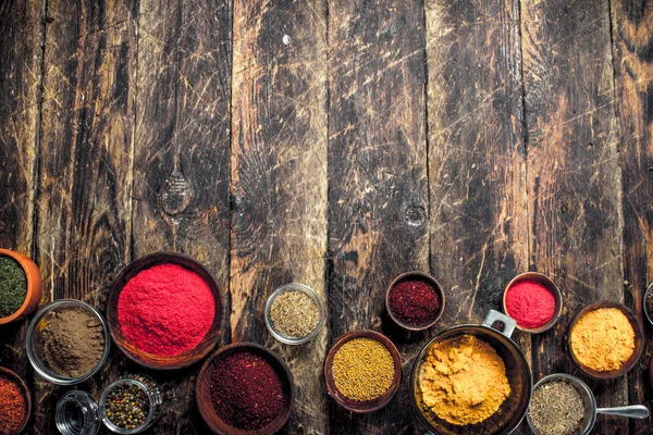 Various ground spices and herbs. — Stock Photo, Image