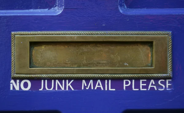 Junk mail slot