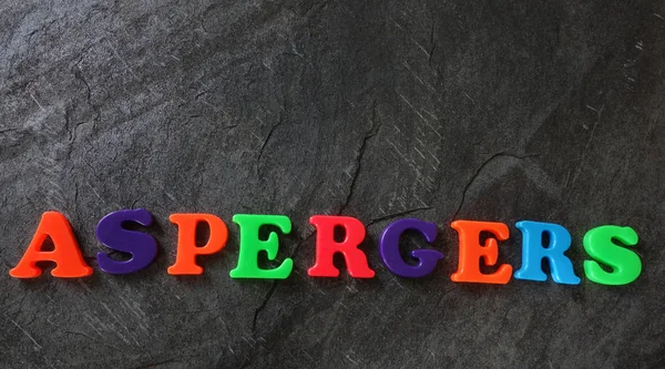 Aspergers text koncept — Stockfoto
