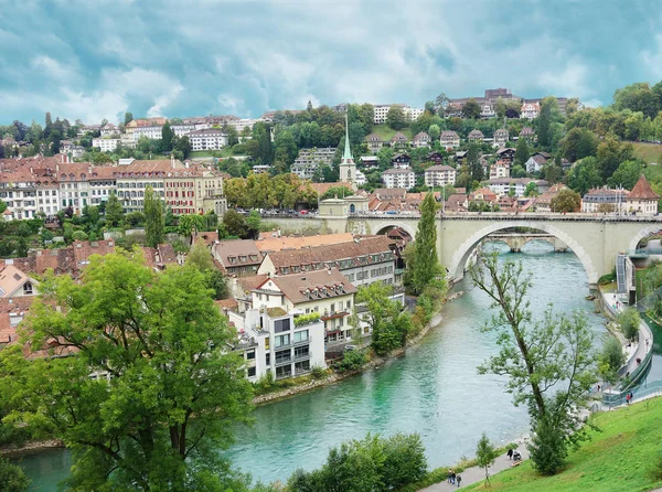 Bern Švýcarsko zobrazení — Stock fotografie