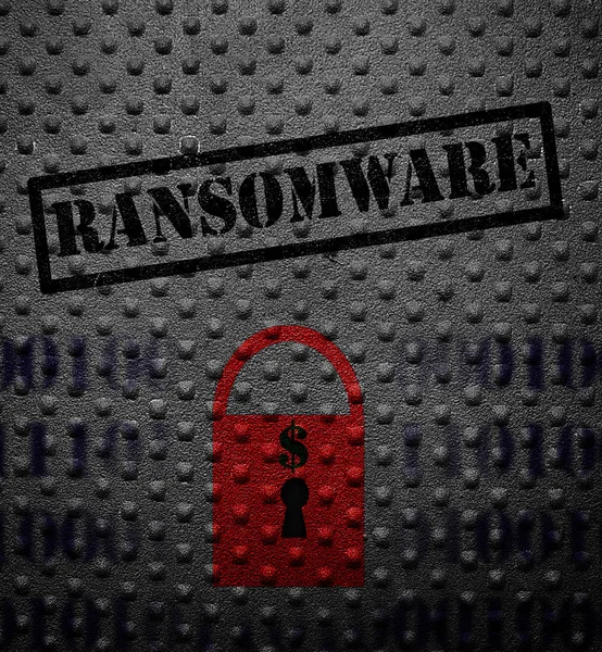 Ransomware lock koncepció — Stock Fotó