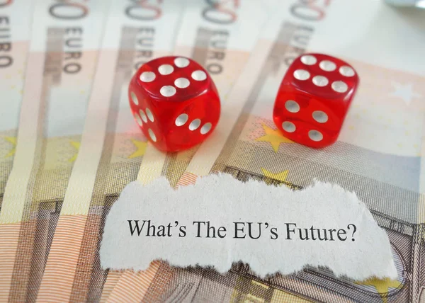 EU uncertain future — Stock Photo, Image